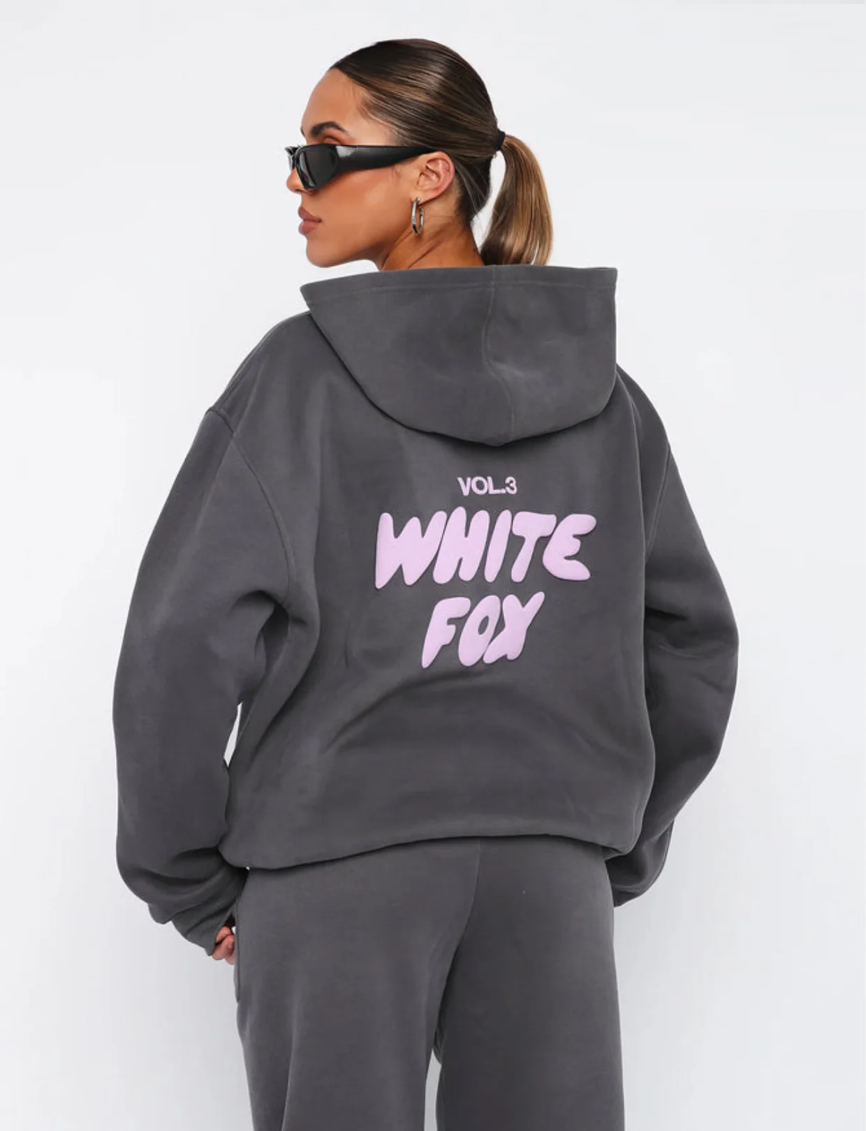 DivaGlam™ White Fox Tracksuit