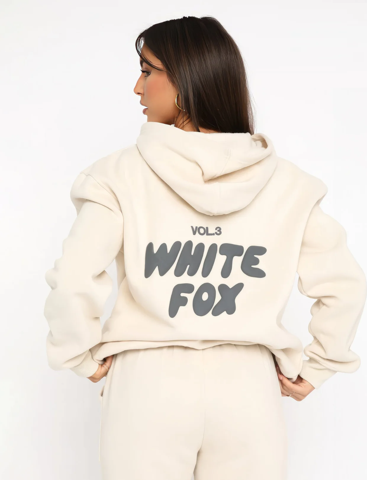 DivaGlam™ White Fox Tracksuit