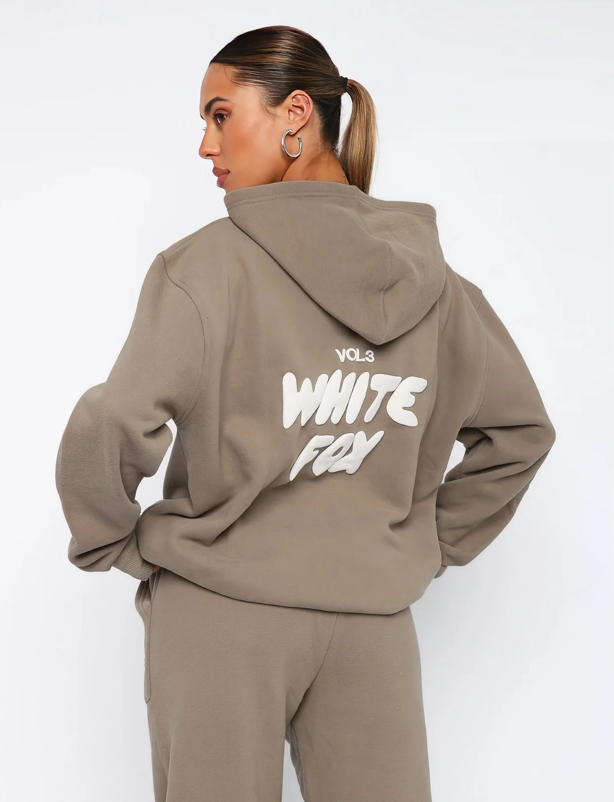 DivaGlam™ White Fox Tracksuit